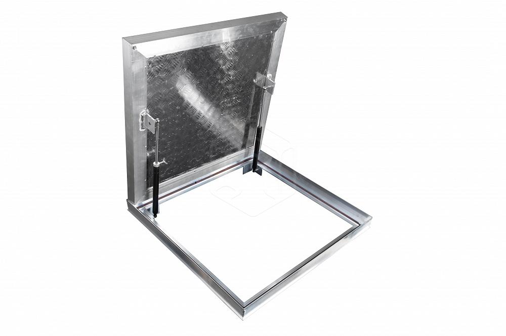 Алюминиевый люк в подвал Универсал производства ППК Левша