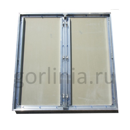 Люк под покраску Гиппократ 800п*800 двухдверный стеновой стеновой